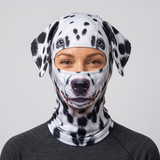SNOUTGANG dalmatian dog animal ski mask worn front view